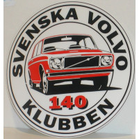 Sticker Svenska Volvo 140 Klubben