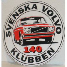 Sticker Svenska Volvo 140 Klubben