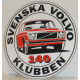 Sticker Svenska Volvo 140 Klubben