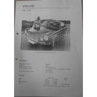 Afstelgegevens Volvo 164 1972 Olyslagers