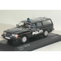 Volvo 240 245 Estate POLITI Deense Politie Denemark Minichamps 1±43