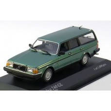 Volvo 245 240 Estate 1986 groen met. Minichamps 1:43