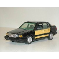 Volvo 460 GL Type 1 Taxi Frankrijk zwart geel AHC Doorkey 1:43