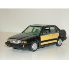 Volvo 460 GL Type 1 Taxi Frankrijk zwart geel AHC Doorkey 1:43