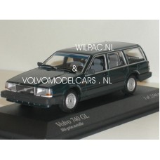 Volvo 740 Estate 1986 blauw / groen metallic Minichamps 1:43