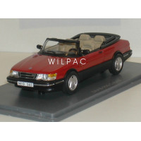 SAAB 900 Cabrio rood 1987 NEO 1:43