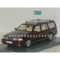 Volvo 960 Estate 1992 donkerrood metallic NEO 1:43