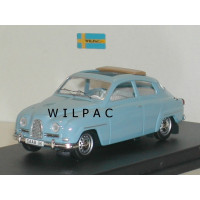 SAAB 96 1960 blauw met open dak Trofeu