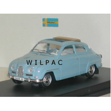 SAAB 96 1960 blauw met open dak Trofeu