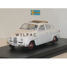 SAAB 96 1960 wit met open dak Trofeu SMNC #004 1:43