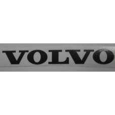 Sticker aluminium lichtmetalen velg VOLVO 60 x 8 mm. zwart