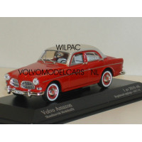 Volvo Amazon 1959 two-tone rood + wit Minichamps 1:43