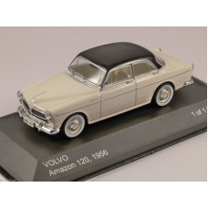 Volvo Amazon 1956 zwart wit WhiteBox 1:43