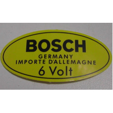 Sticker bobine Volvo Bosch 6 VOLT