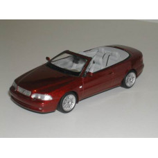 Volvo C70 cabrio 1997 rood metallic 1:43 Minichamps