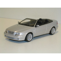 Volvo C70 cabrio 1997 zilvergrijs metallic Minichamps 1:43