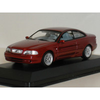 Volvo C70 coupé 1998 rood met.  Minichamps 1:43
