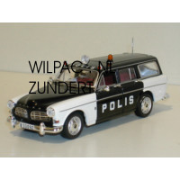 Volvo Amazon Combi POLIS Zweedse politie Minichamps 1:43