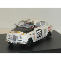 SAAB 96 1964 East African Safari Rally #28 Trofeu 1:43