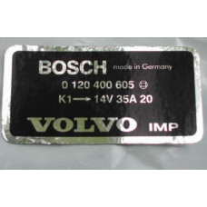 Sticker dynamo Bosch 35 Ampere Volvo B20
