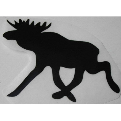 blozen Verwoesting Geavanceerd Sticker eland 125 x 88 zwart