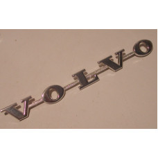 Embleem VOLVO 164 +140 -1972 ACHTER 677724 aluminium GEBRUIKT 