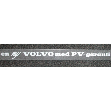 Sticker en ny VOLVO med PV-garanti