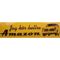 Sticker Jag kör hellre AMAZON Volvo