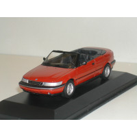 SAAB 900 Cabrio rood 1995 Minichamps