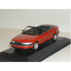 SAAB 900 Cabrio rood 1995 Minichamps