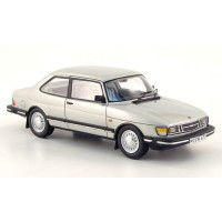 SAAB 90 zilvergrijs metallic 1985 NEO 1:43