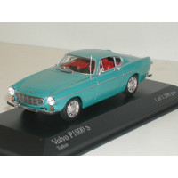 Volvo P1800 1969 turquoise rood interieur Minichamps 1:43 