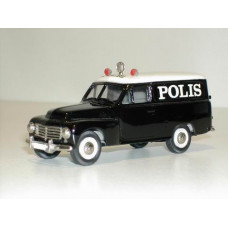 Volvo PV445 Duett 1953 Polis Zweedse Politie Rob Eddie RE08a 1:43