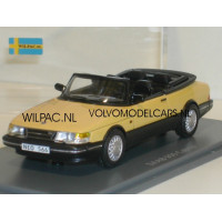 SAAB 900 Turbo Cabrio geel 1987 NEO 1:43