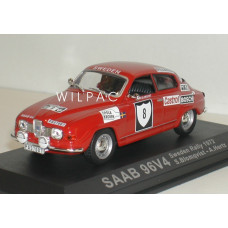 SAAB 96 1972 V4 Sweden Rally Blomqvist Hertz Altaya 1:43