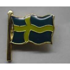 PIN Zweedse vlag 15 x 14 mm
