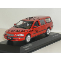 Volvo V70 2000 signaal rood Minichamps 1:43