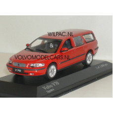 Volvo V70 2000 signaal rood Minichamps 1:43