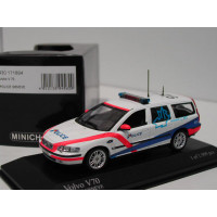 Volvo V70 2000 Politie Geneve Police Zwitserland Minichamps 1:43