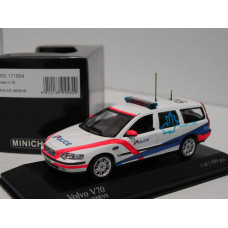 Volvo V70 2000 Politie Geneve Police Zwitserland Minichamps 1:43