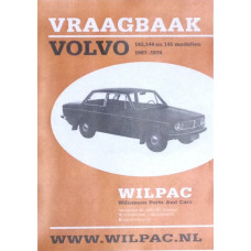Boek: Volvo 140 Olyslagers Vraagbaak Nederlands vergrote herdruk Wilpac A4