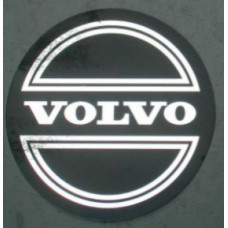 Sticker wieldop Volvo universeel 50 mm. chroom