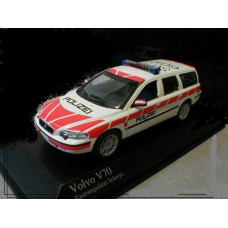 Volvo V70 2000 Polizei kanton Schwyz Zwitserland Minichamps 1:43