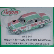 Volvo 142 KIT 1973 1000 meren rally Alen Toivonen Arena #543 1:43