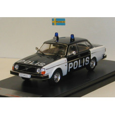 Volvo 244 240 DL 1978 Polis, Zweedse politie Premium X 1:43 