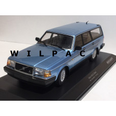 Volvo 240 1:18 240GL 245 Estate 1986 blauw metallic Minichamps