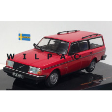 Volvo 245 240 Polar Estate 1988 helder rood Ixo 1:43