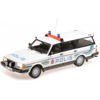 Volvo 240 1:18 240GL 245 POLIS Zweedse Politie Minichamps