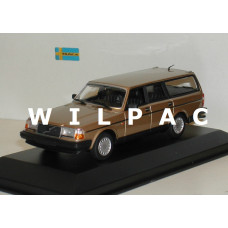 Volvo 245 240 GL Estate 1986 goud metallic MAXIchamps 1:43