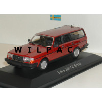 Volvo 245 240 GL Estate 1986 rood MAXIchamps 1:43